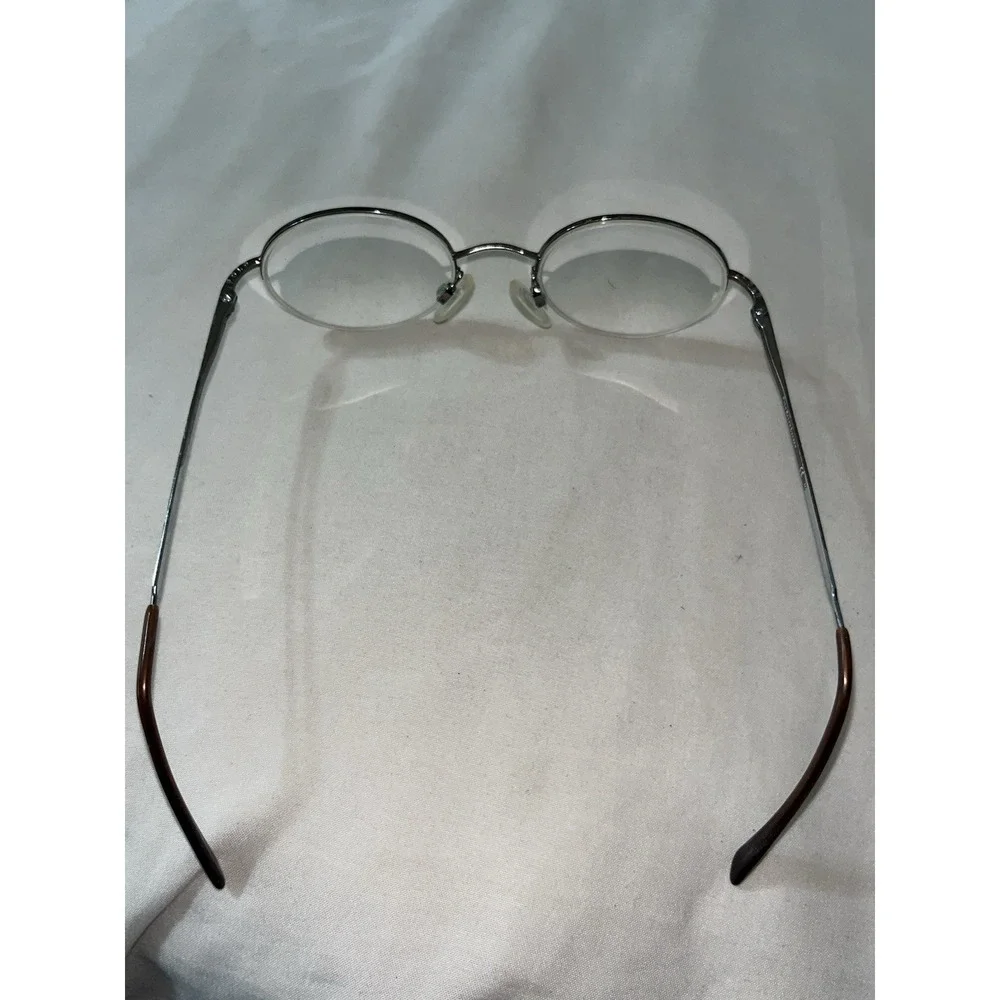 Polo Ralph Lauren Eyeglasses Frame 1003 9015 Unisex Silver Half Rim 49-19-135